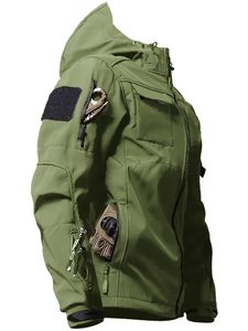 Professional Softshell Jacket Men's Outdoor Waterproof Tactical Work Jacket Windproof Breathable Fleece <b>Lined</b> <b>Coat</b> Custom - Product Image 1