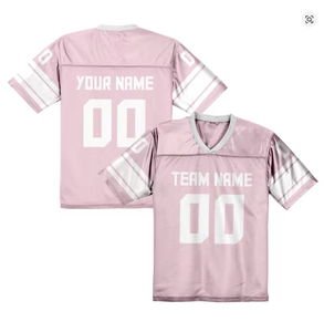 Maillot de football américain rouge personnalisé, maillot de football personnalisé avec nom et numéro de l'équipe, pour fans, hommes, femmes, jeunes, enfants, streetwear - Product Image 2