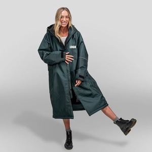 Veste d'équitation longue imperméable - Manteau d'équitation d'hiver avec capuche, imperméable à l'eau |   Manteau d'équitation pour l'entraînement - Product Image 1