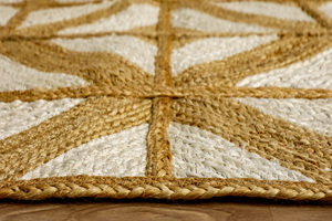 Tapis en jute tressé à la main, taille personnalisée, vente en gros, salon, chambre à coucher, décoration intérieure, fabricant Inde - Product Image 5