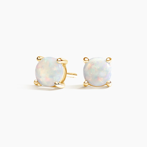 Pendientes de Diamantes Unisex de Lujo, Chapados en Oro de 14K, Corte Brillante Redondo, Joyería para Uso Diario - Product Image 3