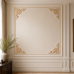 Custom Unfinished Antique <b>Wood</b> Carved Appliques Decorative Furniture Onlays Home Interiors - Product Image 4