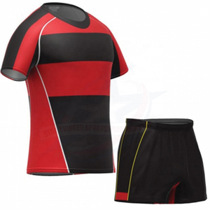 Uniforme de Rugby de Manga Corta Transpirable de Alta Calidad, Personalizable para Equipos de Fútbol, Tallas Grandes, Precio Bajo - Product Image 4