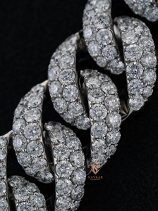Top Quality Moissanite Diamond Cuban Chain <b>Necklace</b> 925 Sterling <b>Silver</b> VVS Hip Hop Jewelry <b>for</b> <b>Men</b> Women Available <b>For</b> Sale - Product Image 3