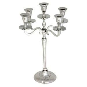 Direct usine, Candelabre décoratif en métal doré à 5 bras pour organisateurs d'événements, centre de table de mariage et de fête - Product Image 3