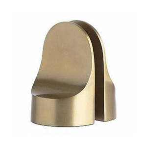 Wood and Aluminium Bookends Aeroplan Design Superior Quality Silver and Brown Color Book Holder Use for Hotel Home <b>Decoration</b> - Product Image 6