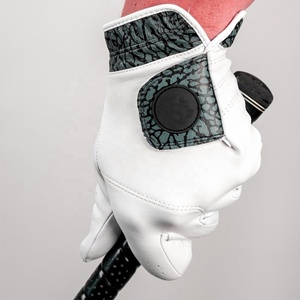 Guantes de golf ligeros personalizados para hombre y mujer Cabretta de etiqueta privada con bordado de fácil agarre en la mano izquierda y derecha para deportes - Product Image 4