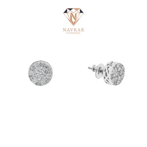 Luxury Hip Hop Jewelry Sparkling Moissanite Studs Wedding Gift Moissanite <b>Earrings</b> Statement Stud <b>Earrings</b> for <b>Womens</b> - Product Image 3