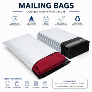 ถุงพลาสติกโพลีเมลเลอร์ย่อยสลายได้เป็นมิตรกับสิ่งแวดล้อม - Product Image 1