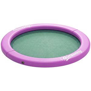 Piattaforma Galleggiante Gonfiabile Viola da 2,4 m per Laghi, Piscine e Oceani - Amaca Galleggiante, Galleggianti e Zattere, con Cuscino - Product Image 1