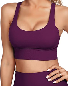 Sujetador deportivo de yoga para mujer, de alta calidad, estilo sencillo, transpirable y a bajo precio, con servicio OEM de calidad económica. - Product Image 3