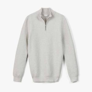 Custom Logo <b>Men's</b> Knitted Wool <b>Cardigan</b> Sweater Loose Fit <b>Long</b> Sleeve High Quality Winter Knitwear OEM 2026 - Product Image 5