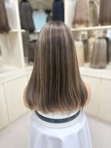 Pelucas sin pegamento de encaje suizo HD de 14 pulgadas, 100% cabello humano virgen, pelucas frontales de encaje con línea de cabello natural de alta calidad, tamaño pequeño/grande - Product Image 3