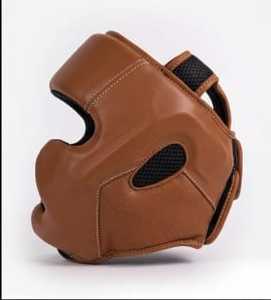 Casque de boxe en cuir léger et durable en PU pour hommes, équipement de kickboxing, arts martiaux et protection pour la boxe - Product Image 3