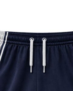 Conjunto Deportivo para Hombre, Camiseta y Pantalones Cortos Azul Marino y Blanco, Transpirable, de Secado Rápido, para Gimnasio, Atletismo, Running, Entrenamiento - Product Image 6