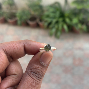 Raw <b>Moldavite</b> Gemstone Engagement Anniversary Wedding <b>Ring</b> 925 Sterling Silver Wholesale Fine Jewelry Handmade <b>Rings</b> - Product Image 1