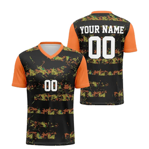 Ensemble de maillots de football unisexes grande taille à manches courtes, séchage rapide, respirant, écologique, sublimation, meilleur design - Product Image 4