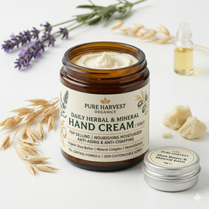 Top Selling Daily Hand Cream Herbal Mineral Oil Control Anti-Aging Nourishing Moisturizing Anti-Chapping Organic Shea Butter OEM - Product Image 1