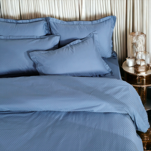 Juego de Sábanas Clásicas de Color Azul Claro, Transpirables, para Uso Hotelero, 250 Hilos, 100% Algodón, Tacto Suave, Calidad Premium, para Todas las Temporadas - Product Image 5