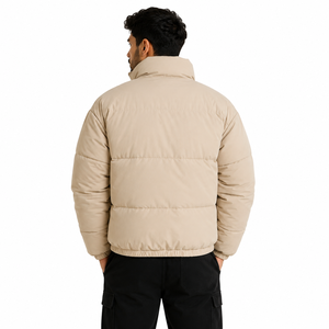 Men's Quilted Puffer <b>Jacket</b> Stand Collar Padded Winter Men's <b>Jackets</b> Wholesale OEM Custom Lightweight Warm Casual Outdoor <b>Jacket</b> - Product Image 3