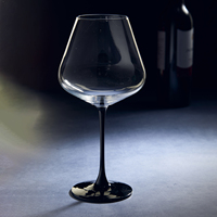 Elite Kristalheldere 650ml Handgemaakte Ecologische Wijnproefglas Hoge Steel Luxe Eetkamer Restaurant Barartikelen Indiase Groothandel