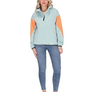 แจ็กเก็ตกันลมของผู้หญิงเสื้อแจ็คเก็ตไนลอนแบบลำลองดีไซน์แบบระบายอากาศสำหรับฤดูร้อน - Product Image 3