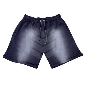 OEM Custom Men's Sweat <b>Shorts</b> Vintage Acid Washed Sweat <b>Shorts</b> Wholesale Oversize Plus Size <b>Y2k</b> Fashion Men Stone Washed <b>Shorts</b> - Product Image 3
