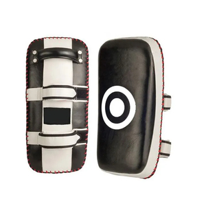 Wholesale Heavy-Duty Leather Kick <b>Shields</b> for Muay Thai MMA & Boxing Thick Foam Kick Pads for Martial Arts Training - Product Image 2