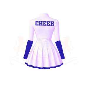 ชุดเชียร์ลีดเดอร์สำหรับผู้หญิง กระโปรงและเสื้อสองชิ้น เหมาะสำหรับการแสดง การแสดงท่าทาง และกิจกรรมกลุ่ม - Product Image 3