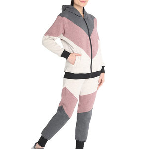 Conjunto Deportivo de Felpa para Mujer, Estilo Nuevo, Sudadera con Cierre y Pantalones Jogger, Ropa Casual de Invierno, Proveedor Mayorista - Product Image 2