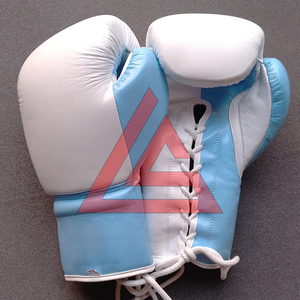 Hot Selling Custom Logo Lace-up Boxing <b>Gloves</b> Genuine Cowhide Leather MMA Kickboxing Competition Boxing <b>Gloves</b> For Adults - Product Image 6