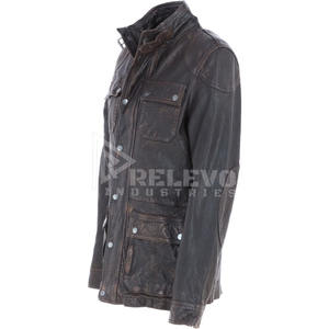 Chaqueta Acolchada de Invierno para Hombre 2026, Abrigo de Poliéster Sostenible con Cierre, Ropa Exterior Cálida Lista para Enviar - Product Image 3