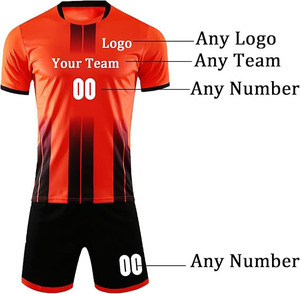 Professional Plain <b>Soccer</b> Kit Moisture Wicking Football Sports wear <b>Soccer</b> Uniform Without Logo Quick Dry Team wears Set uniform - Product Image 5