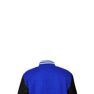Wholesale Custom Print <b>Leather</b> Sleeves Breathable Full Sleeves Men's High Street Varsity <b>Jackets</b> Wool Body Winter <b>Long</b> Clothing - Product Image 3