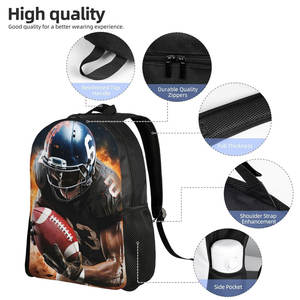 Sacs d'équipement personnalisables pour football américain, basketball, soccer et volley-ball, sacs à dos durables pour équipement d'équipe, autres sacs de sport - Product Image 3