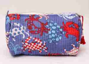 Boîte à bijoux pliable vintage bohème en coton matelassé, imprimée à la main, écologique, pour femmes - Product Image 3