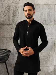Ensemble kurta et pantalon pour homme de qualité supérieure, tenue traditionnelle indienne pour mariage, festival, fête et occasions spéciales - Product Image 6