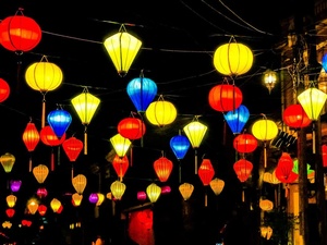 Vente en gros de lanterne en bambou vietnamienne pour la décoration de fête et de mariage/Vente en gros de lanterne en soie pour la décoration de festival prix bon marché - Product Image 3
