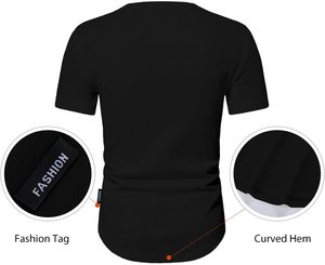เสื้อยืดผู้ชายทรงปกติ ผ้าฝ้าย/ใยไผ่ ทอเรียบ น้ำหนัก 260 กรัม ด้านหน้าไม่มีลาย พรีเมียม สวมใส่สบาย ระบายอากาศได้ดี แห้งเร็ว - Product Image 5