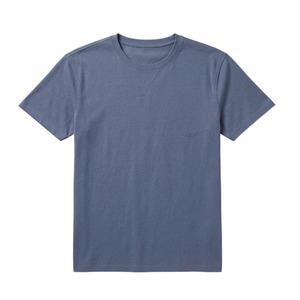 Mens short Sleeve O-Neck Tops 100% Cotton/Polyester Blend Lightweight Comfortable Blank <b>Design</b> Wholesale Custom Logo Men t-shirt - Product Image 3