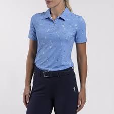 เสื้อโปโลผู้หญิงน้ำหนักเบา พิมพ์ลายแบบซับลิเมชั่น สำหรับกิจกรรมกลางแจ้ง แฟชั่นทันสมัย พร้อมส่ง - Product Image 3