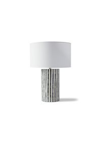 Magnifique lampe en os incrusté, luminaire artisanal complexe fait main pour la décoration sophistiquée de chambre, salon, bureau et maison. - Product Image 6