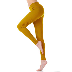 Leggings de Yoga de Cintura Alta para Mujer, Leggings Deportivos Ajustados y Elásticos, Leggings Básicos para Fitness con Logotipo Personalizado - Product Image 5