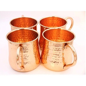 Copper <b>Mugs</b> With Handle <b>Vintage</b> Design Eco-Friendly Drinkware - Product Image 4
