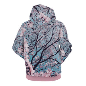 Sudadera con Capucha de Moda con Estampado de Árbol por Sublimación, Estilo Urbano Unisex, de Alta Calidad, con Cordón Ajustable y Bolsillo Canguro - Product Image 2