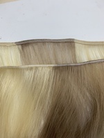 Extensions de cheveux humains vierges Remy vietnamiens de haute qualité, alignés sur les cuticules, à double trame, personnalisables, ondulations Water Wave