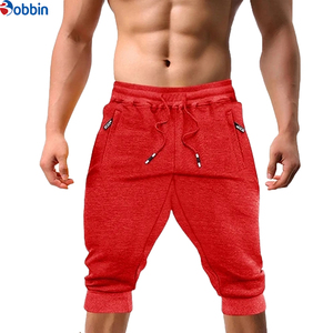 New Arrival Men's Capri Pants Workout Gym Fitness Shorts Casual <b>3</b>/<b>4</b> Jogger Running Breathable Drawstring Pockets Unisex Summer - Product Image 1