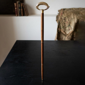 Victorian Metal <b>Walking</b> Cane Ornate Floral Handle Rosewood Shaft Elegant Gentleman <b>Walking</b> <b>Stick</b> Vintage <b>Wooden</b> Cane Decorative - Product Image 3