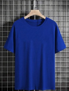 T-shirt uni à col rond pour homme, 200 grammes, mélange polyester/coton, coupe classique, respirant, imprimé en sérigraphie, écologique, personnalisé - Product Image 6