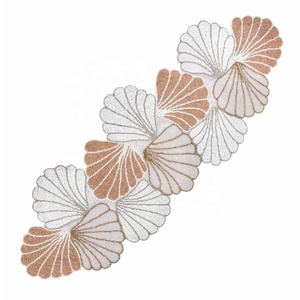 High Quality Handcrafted Glass Beaded Floral Modern <b>Table</b> Runner Non Slip Dining <b>Table</b> Centerpiece for Wedding <b>Parties</b> - Product Image 6